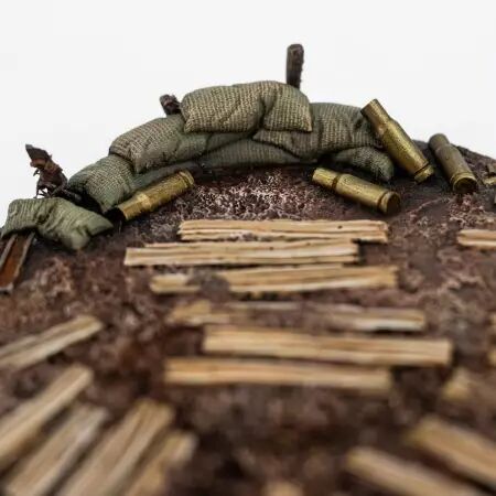 Socle : No Man\'s Land 100Mm - Wargrounds