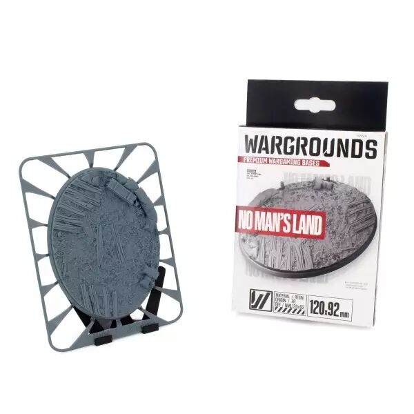 Socle : No Man\'s Land 120X92Mm - Wargrounds