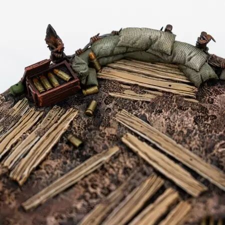 Socle : No Man\'s Land 130Mm - Wargrounds