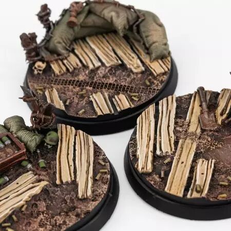 Socle : No Man\'s Land 50Mm - Wargrounds