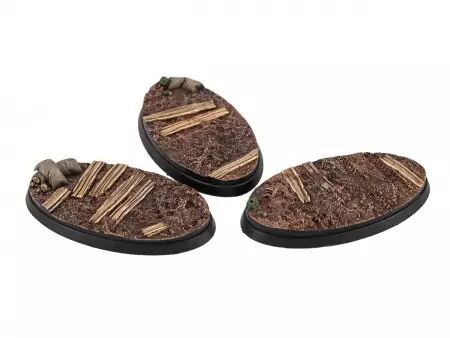 Socle : No Man\'s Land 75X42Mm - Wargrounds