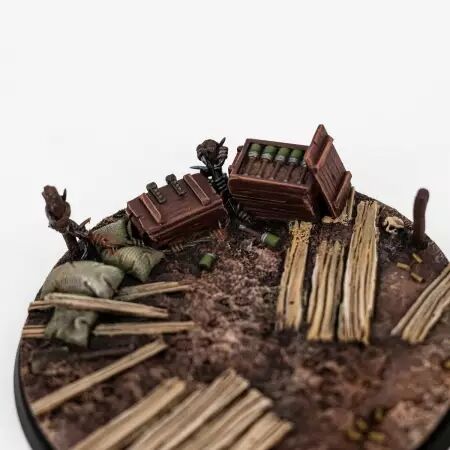 Socle : No Man\'s Land 80Mm - Wargrounds