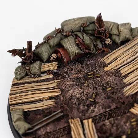 Socle : No Man\'s Land 90Mm - Wargrounds