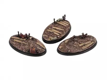 Socle : No Man\'s Land 90X52Mm - Wargrounds
