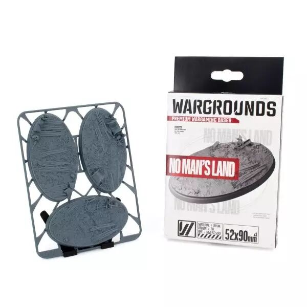 Socle : No Man\'s Land 90X52Mm - Wargrounds