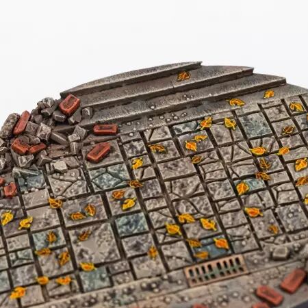 Socle : Old City 120X92Mm - Wargrounds