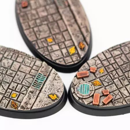 Socle : Old City 75X42Mm - Wargrounds