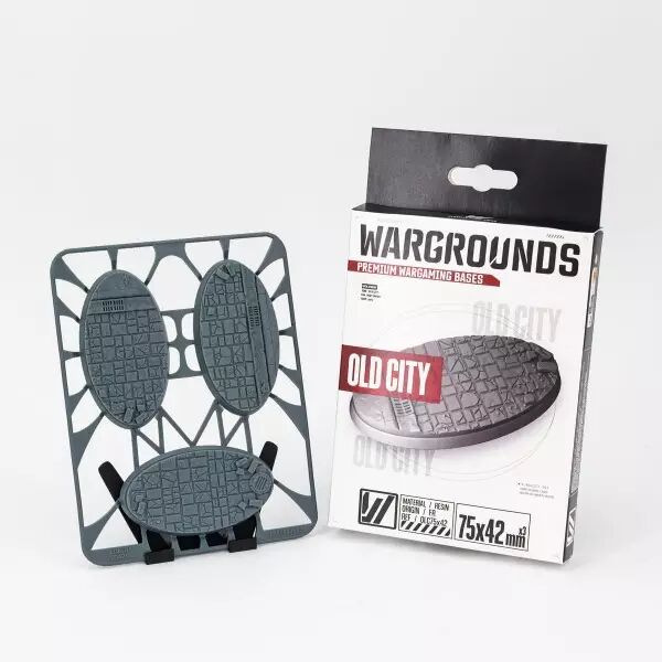 Socle : Old City 75X42Mm - Wargrounds