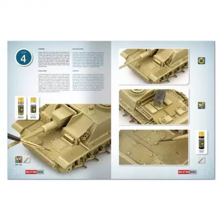 SOLUTION BOX 35 - WWII German Dunkelgelb Vehicles (Multilingual)   - Mig Jimenez