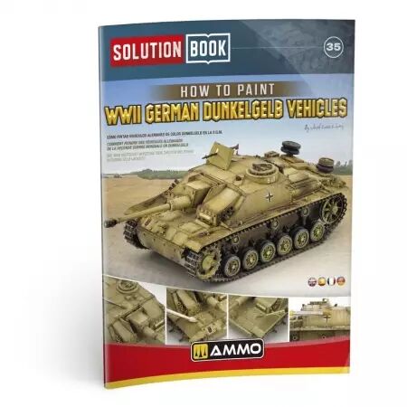 SOLUTION BOX 35 - WWII German Dunkelgelb Vehicles (Multilingual)   - Mig Jimenez
