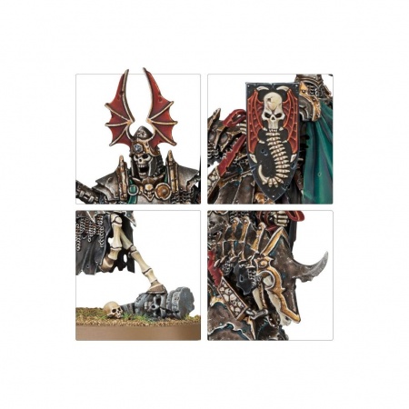 Soulblight Gravelords - Roi Revenant sur Coursier Squelette (Wight king on skeletal steed) - Age of Sigmar