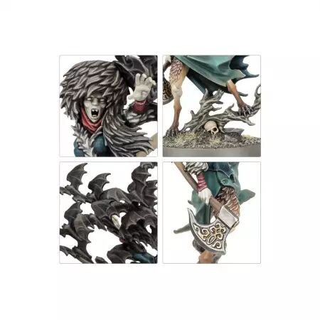 Soulblight Gravelords - Roi Revenant sur Coursier Squelette (Wight king on skeletal steed) - Age of Sigmar