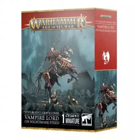 Soulblight Gravelords: Seigneur Vampire Sur Coursier Cauchemar - Warhammer Age of Sigmar