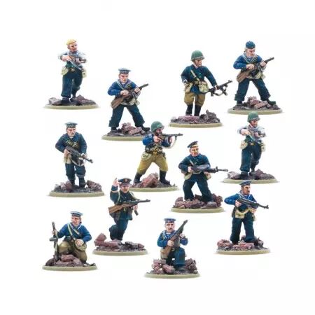 Soviet Naval Brigade veteran squad - Sovi&eacute;tique - Bolt Action - Warlord Games