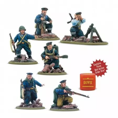 Soviet Naval Brigade Weapon Teams - Sovi&eacute;tique - Bolt Action - Warlord Games