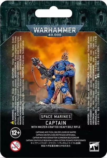 Space Marines : Capitaine Avec Fusil Bolter Lourd De Ma� - Warhammer 40k - Games Workshop