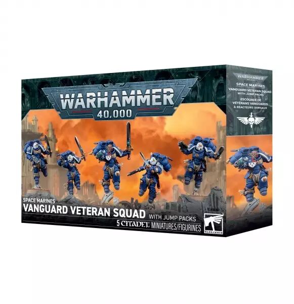 Space Marines : Escouade de V�t�rans d\'Avant-garde � R�acteurs Dorsaux - Warhammer 40k - Games Workshop