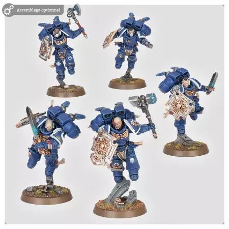 Space Marines : Escouade de V&eacute;t&eacute;rans d\'Avant-garde &agrave; R&eacute;acteurs Dorsaux - Warhammer 40k - Games Workshop