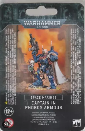 Space Marines: Capitaine en armure Phobos - Warhammer 40k