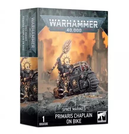 Space Marines: Chapelain Primaris À Moto (Primaris Chaplain on Bike)- Warhammer 40k - Games Workshop