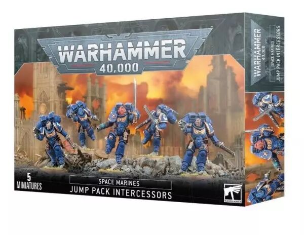 Space Marines: Intercessors avec R�acteurs Dorsaux - Warhammer 40k