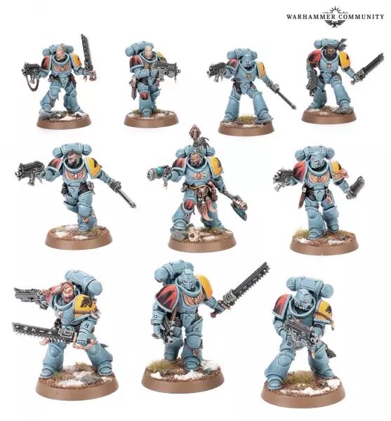 Space Wolves : Chasseurs Gris (Grey Hunters) - Warhammer 40k