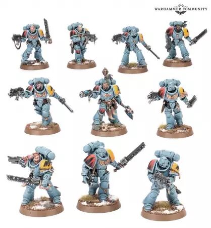 Space Wolves : Chasseurs Gris (Grey Hunters) - Warhammer 40k