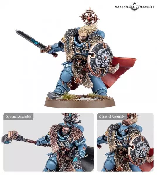 Space Wolves : Chef De Bataille Garde Loup (Wolf Guard Battle Leader) - Warhammer 40k
