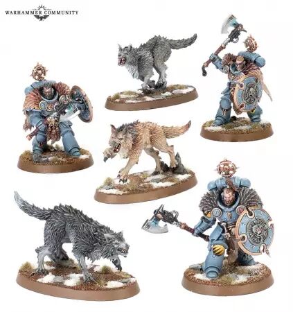 Space Wolves : Preneurs De Tetes Gardes Loups (Wolf Guard Headtakers )- Warhammer 40k