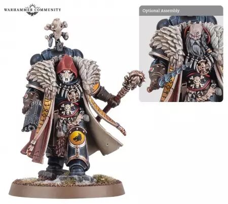 Space Wolves : Pretre Loup (Wolf Priest) - Warhammer 40k
