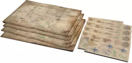 Stalker : Le Jeu de Plateau - Maps & Stickers 1  - Awaken Realms 