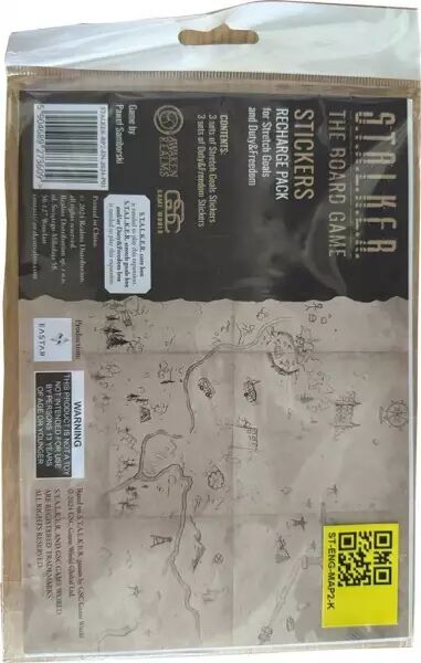 Stalker : Le Jeu de Plateau - Maps & Stickers 2 - Awaken Realms