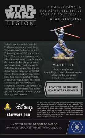 Star Wars : Légion - Asajj Ventress Extension Agent