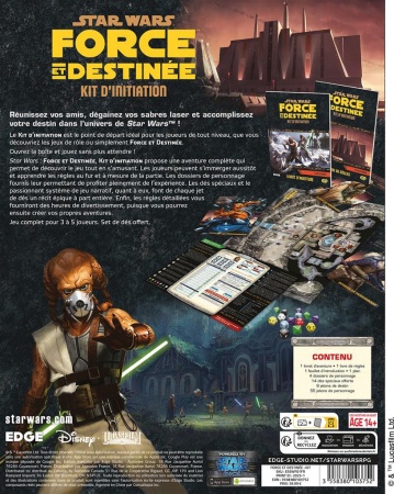Star Wars JdR : Force et Destinée - Kit d\'initiation