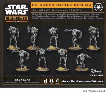 Star Wars Légion - B2 Super Battle Droids Extension d\'unité