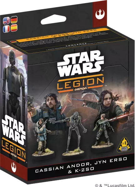 Star Wars L�gion : Cassian Andor, Jyn Erso & K-2SO