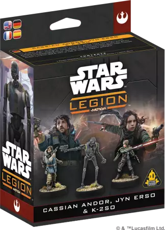 Star Wars L&eacute;gion : Cassian Andor, Jyn Erso & K-2SO