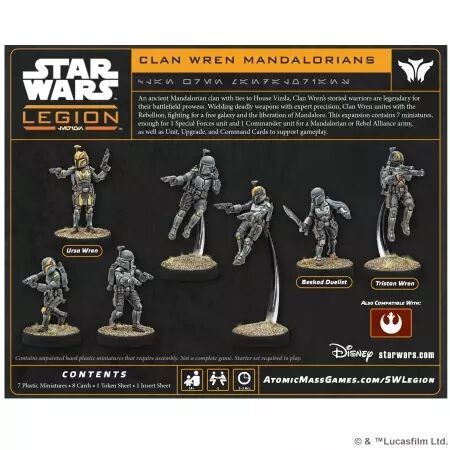 Star Wars L&eacute;gion : Clan Wren Mandalorians​ (2026) - Extension d\'unit&eacute;