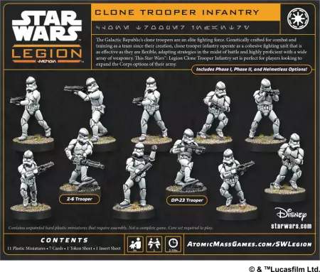 Star Wars Légion : Clone Trooper Infantry