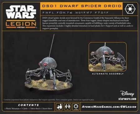 Star Wars L&eacute;gion - Dwarf Spider Droid (Edition 2026)