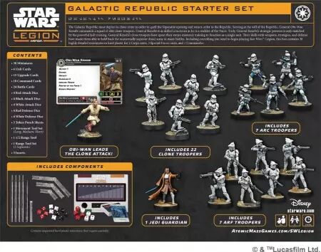 Star Wars Légion : Galactic Republic Starter Set (Base)