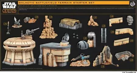Star Wars Légion : Galactic Terrain Set (Terrain)