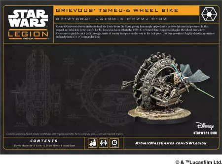 Star Wars Légion : General Grevious on Wheelbike