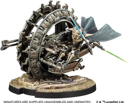 Star Wars Légion : General Grevious on Wheelbike