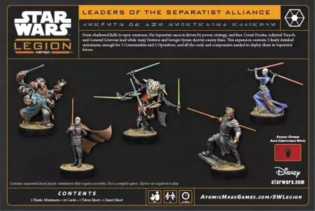 Star Wars L&eacute;gion : Leaders of the Separatist Alliance (2026) - Alliance S&eacute;paratiste