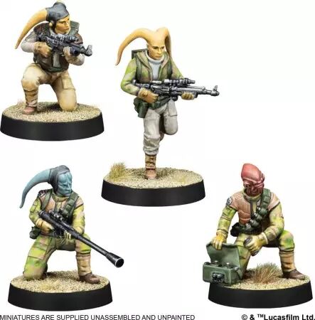 Star Wars Légion : Rebel Commandos (Resculpt 2025) - Extension d\'unité