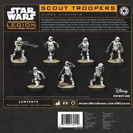 Star Wars Légion : Scout Troopers (Resculpt 2025) - Extension d\'unité