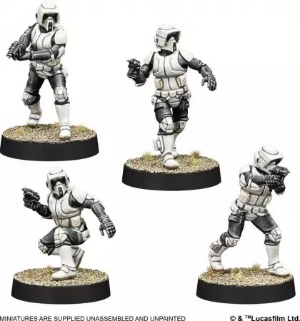 Star Wars Légion : Scout Troopers (Resculpt 2025) - Extension d\'unité