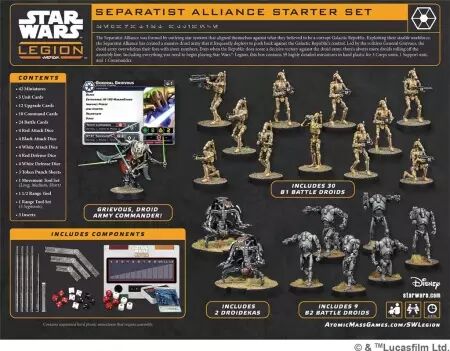 Star Wars Légion : Separatist Alliance Starter Set 
