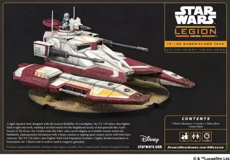 Star Wars L&eacute;gion : TX-130 Saber Tank (Edition 2025)